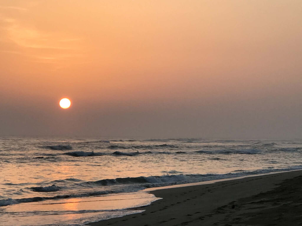 calm ocean sunset 4